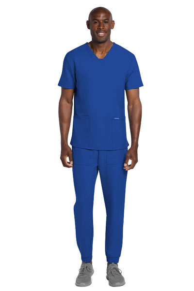Royal - Cherokee Workwear Originals Ultra Men's V-Neck Top