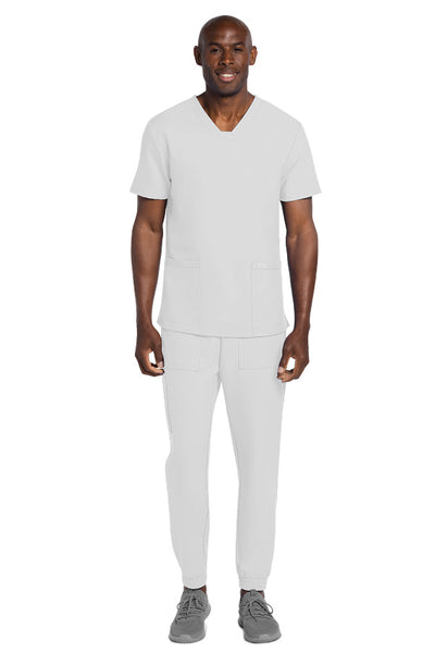 White - Cherokee Workwear Originals Ultra Men's V-Neck Top