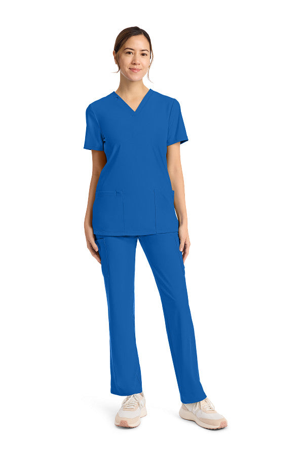 Royal - Cherokee Achieve V-Neck Top