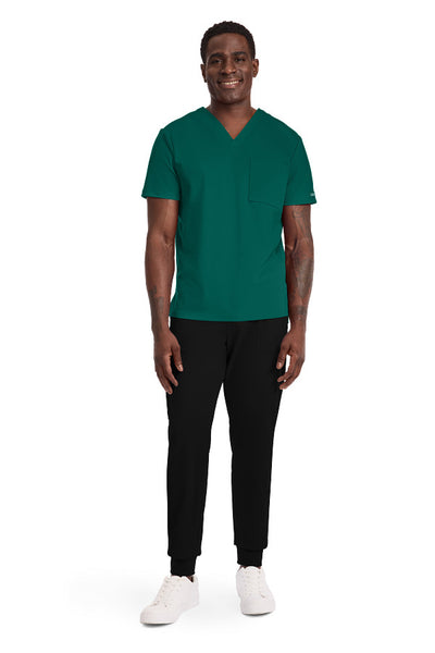 Hunter Green - Cherokee Achieve Tuckable V-Neck Top