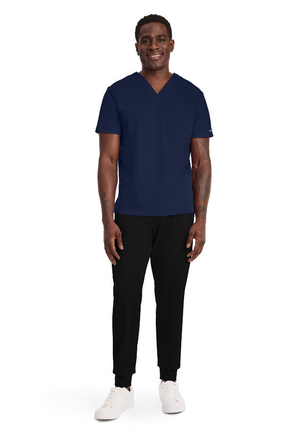 Navy - Cherokee Achieve Tuckable V-Neck Top