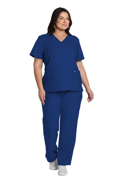 Galaxy Blue - Cherokee Workwear Originals Ultra V-Neck Top
