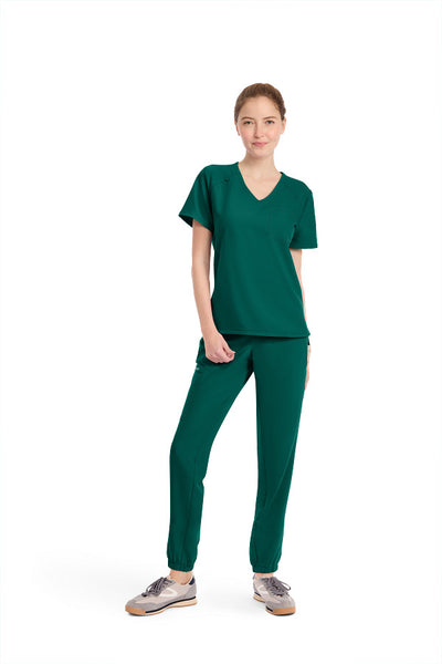 Hunter - Cherokee Workwear Originals Ultra Tuckable V-Neck Top