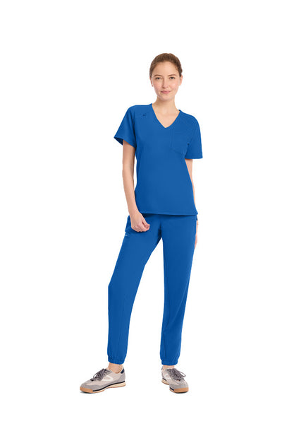 Royal - Cherokee Workwear Originals Ultra Tuckable V-Neck Top