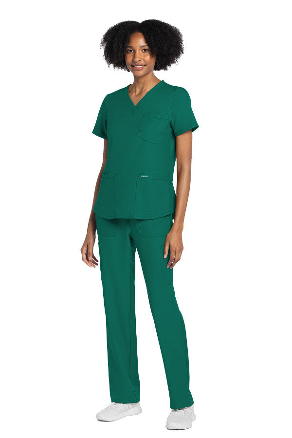 Hunter - Cherokee Workwear Originals Ultra V-Neck Top