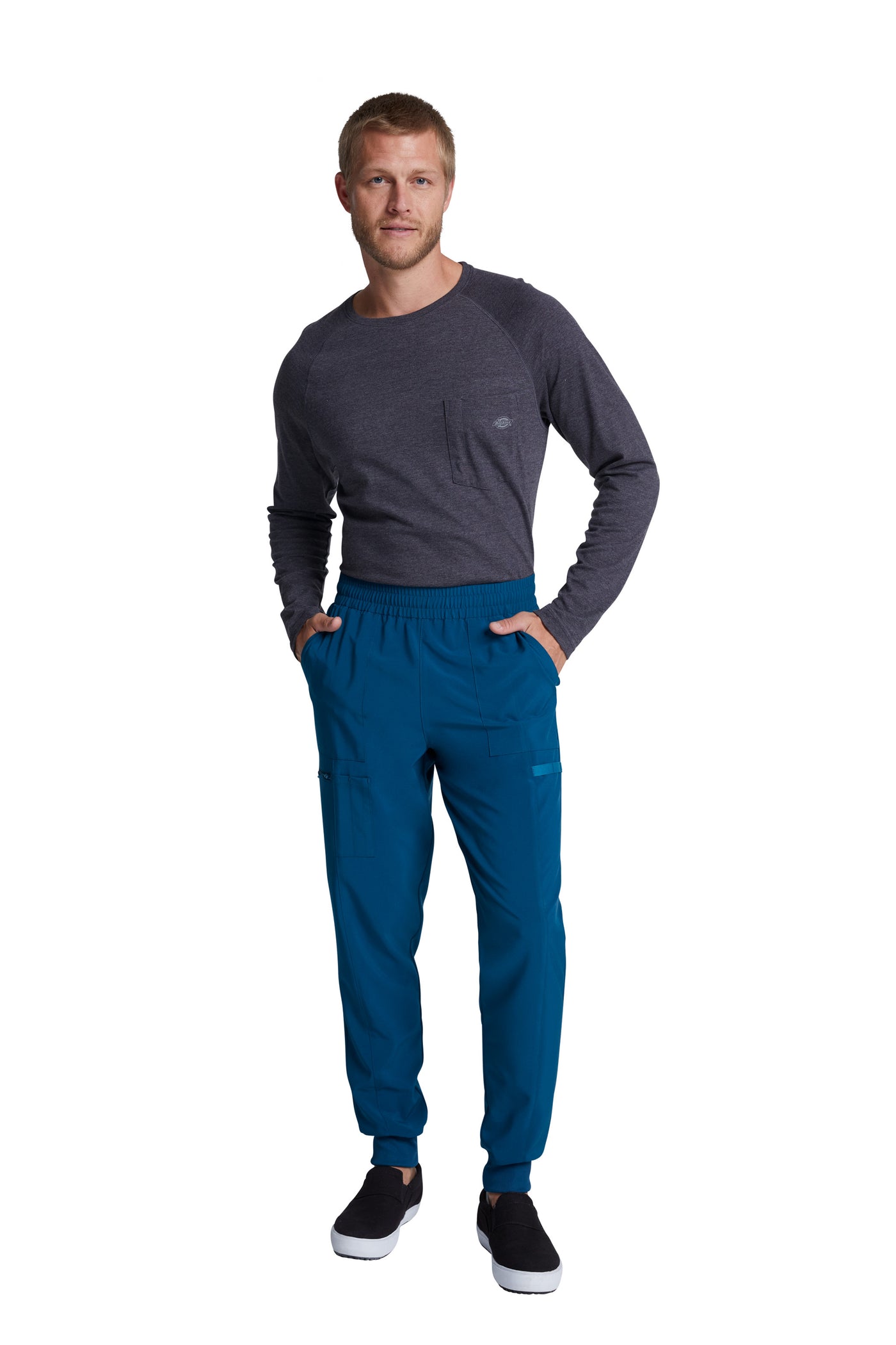 Caribbean Blue - Dickies EDS Essentials Men's Mid Rise Jogger Pant