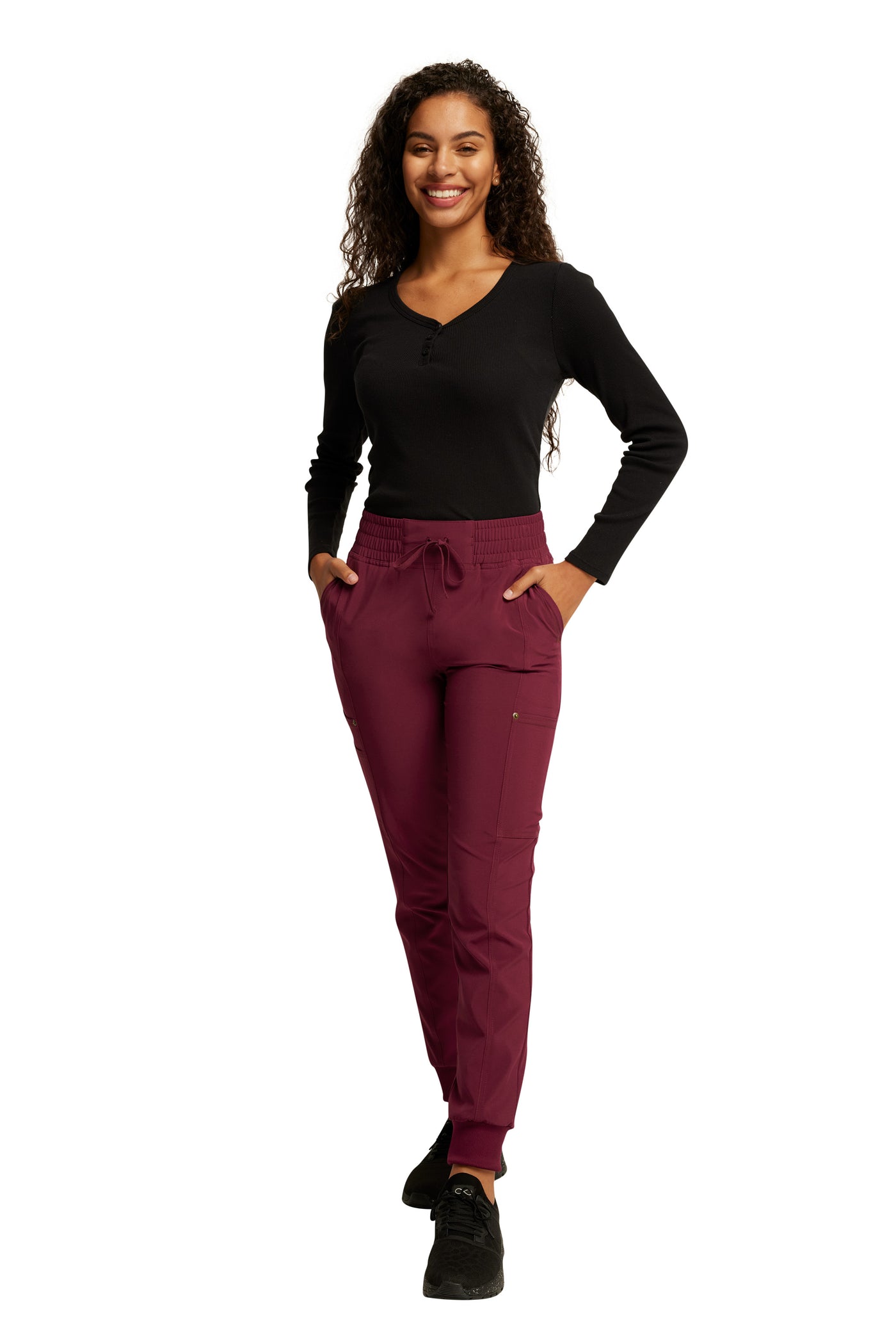 Wine - Dickies Riveting Mid Rise Jogger Pant