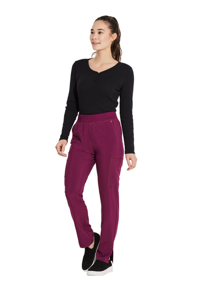 Wine - Dickies Riveting Mid Rise Pull On Cargo Pant
