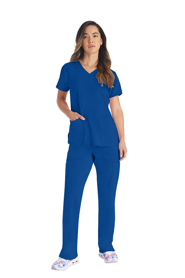Galaxy Blue - Dickies EDS Essentials V-Neck Top