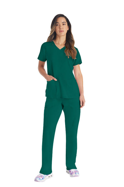 Hunter Green - Dickies EDS Essentials V-Neck Top