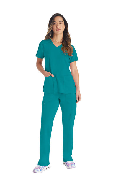 Teal Blue - Dickies EDS Essentials V-Neck Top