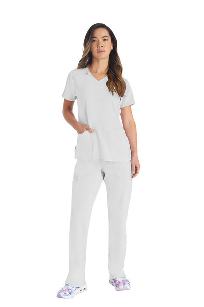 White - Dickies EDS Essentials V-Neck Top