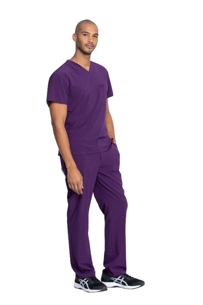 Eggplant - Dickies EDS Essentials Men's Tuckable V-Neck Top