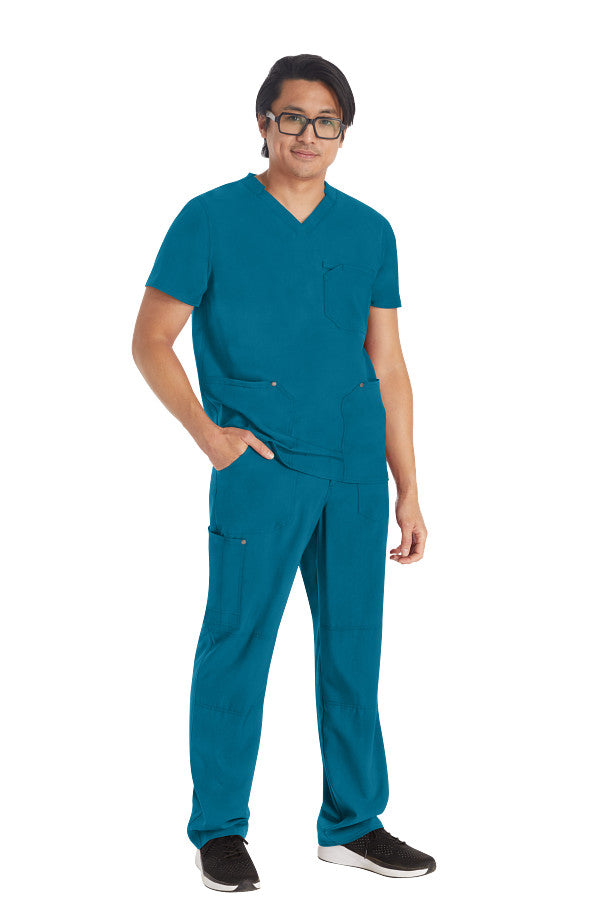 Caribbean Blue - Dickies EDS NXT Men's V-Neck Top