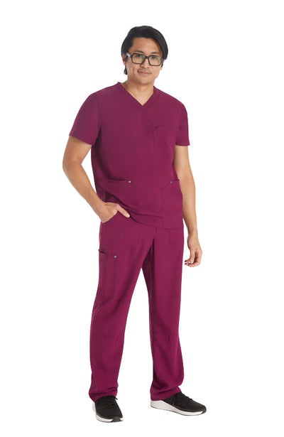 Wine - Dickies EDS NXT Men's V-Neck Top