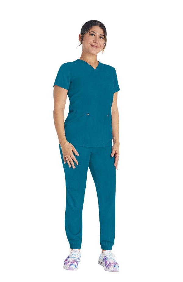 Caribbean Blue - Dickies EDS NXT V-Neck Top