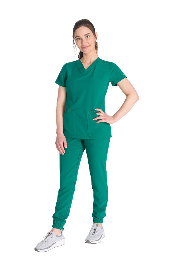 Hunter Green - Dickies EDS NXT V-Neck Top