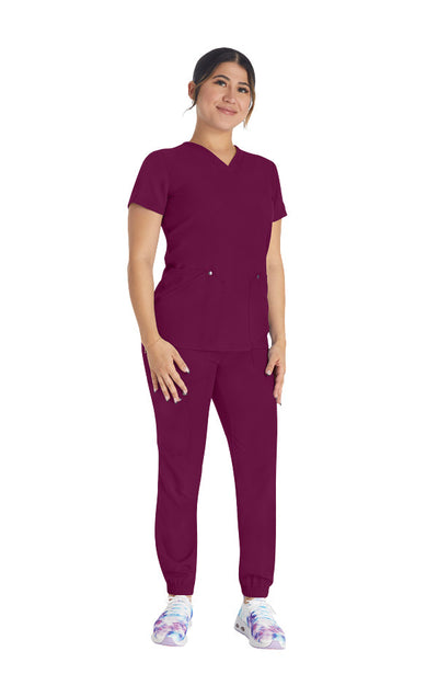 Wine - Dickies EDS NXT V-Neck Top