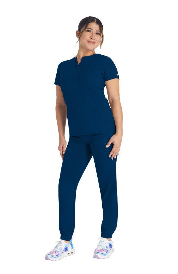 Navy - Dickies EDS NXT Round Neck Henley Top