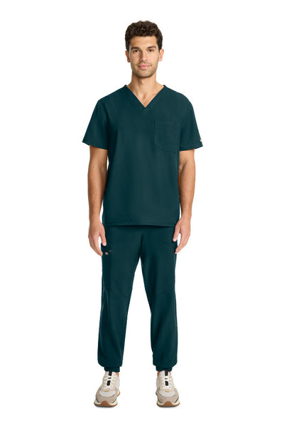 Caribbean Blue - Dickies EDS NXT Men's Tuckable V-Neck Top