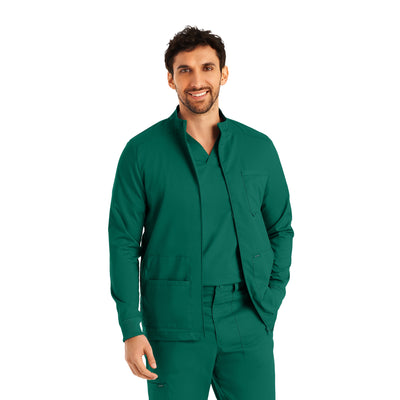 Men's 4-Pocket Scrub Jacket