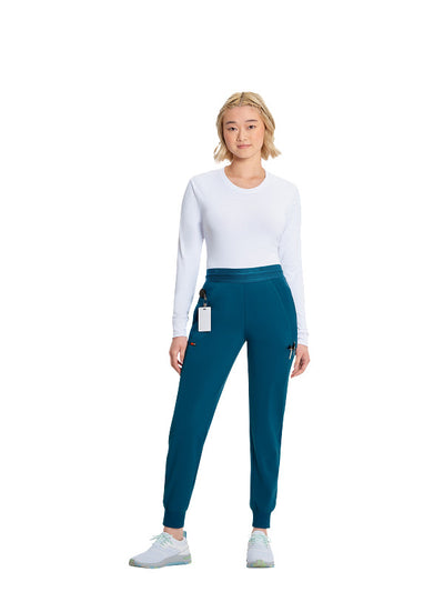 Caribbean Blue - Infinity GNR8 Mid Rise Jogger
