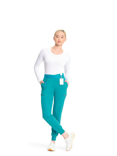 Teal Blue - Infinity GNR8 Mid Rise Jogger