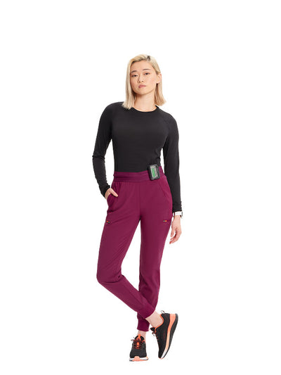 Wine - Infinity GNR8 Mid Rise Jogger