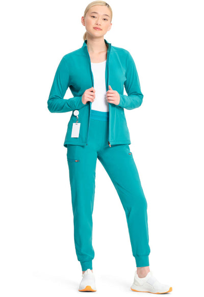 Teal Blue - Infinity GNR8 Zip Front Jacket