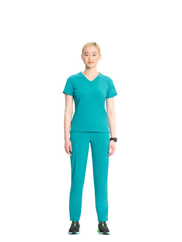 Teal Blue - Infinity GNR8 V-Neck Top