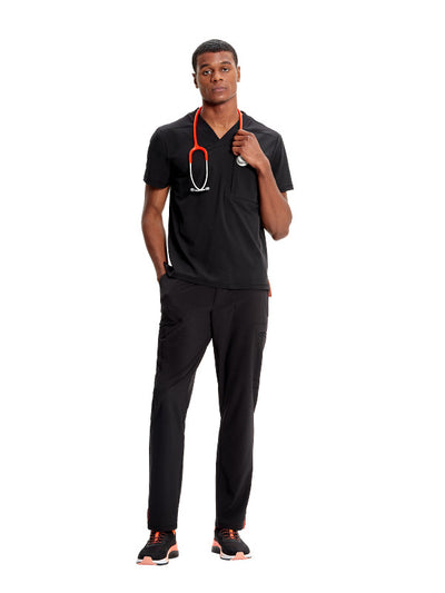 Black - Infinity GNR8 Men's Tuckable V-Neck Top