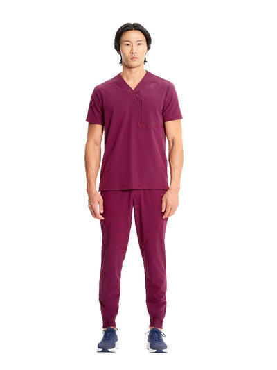 Wine - Infinity GNR8 Men's Tuckable V-Neck Top
