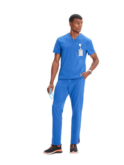 Royal - Infinity GNR8 Men's Partial Zip V-Neck Top