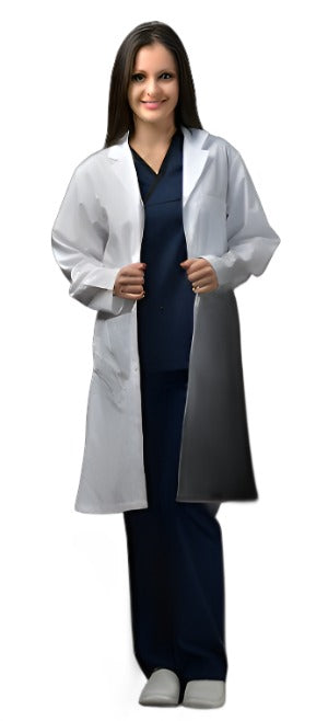 Classic Long Lab Coat (White)