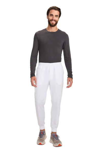 White - Cherokee Workwear Revolution Men's Jogger