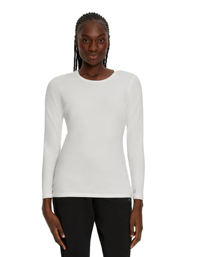 White - White Cross Core Long Sleeve T-Shirt