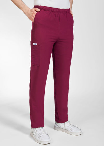 Burgundy - MOBB Mentality The Jesse Unisex Scrub Pant