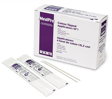 AMG Medical Cotton Tipped Applicators (6" Sterile) - 2 Per Pouch - Avida Healthwear Inc.
