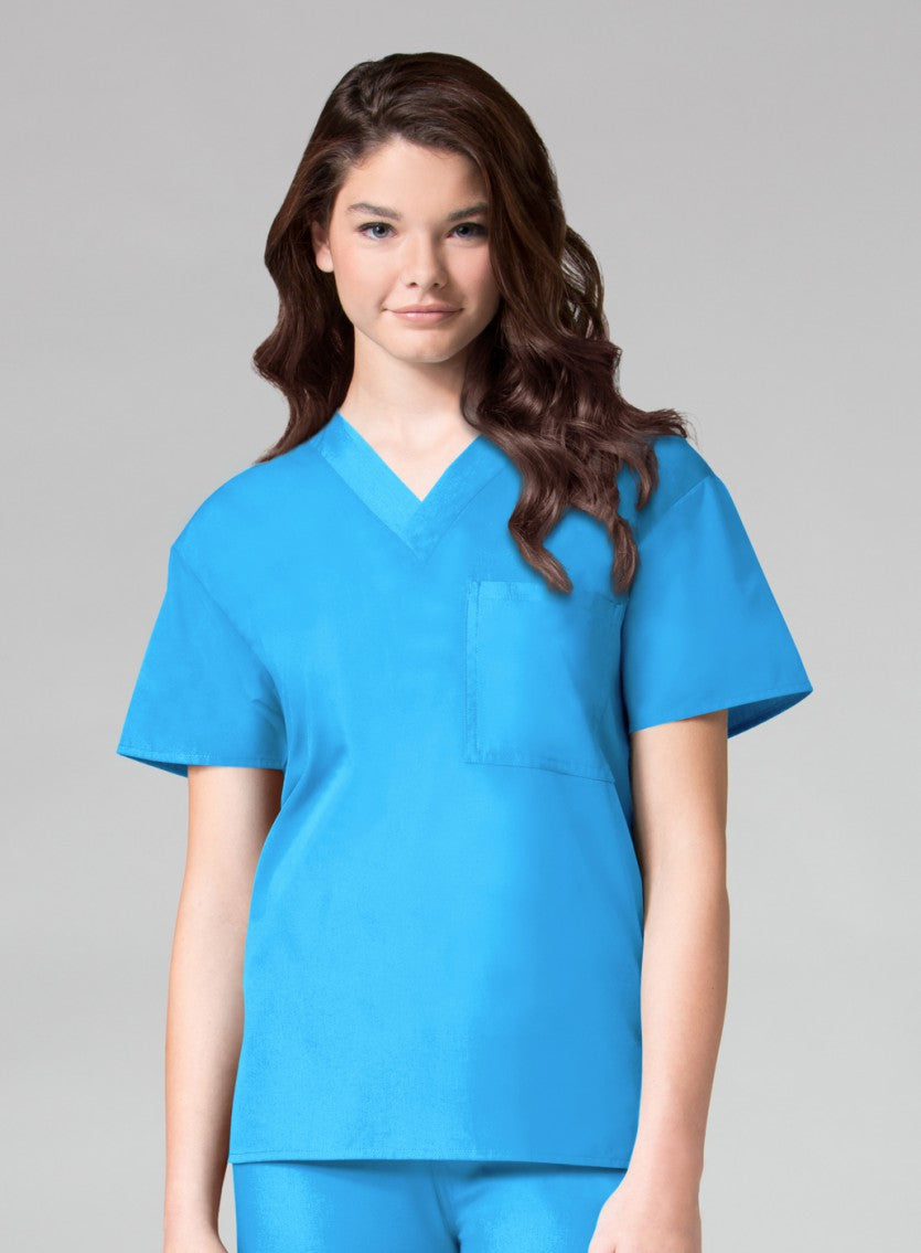 Malibu Blue - Maevn Core Unisex V-Neck Top