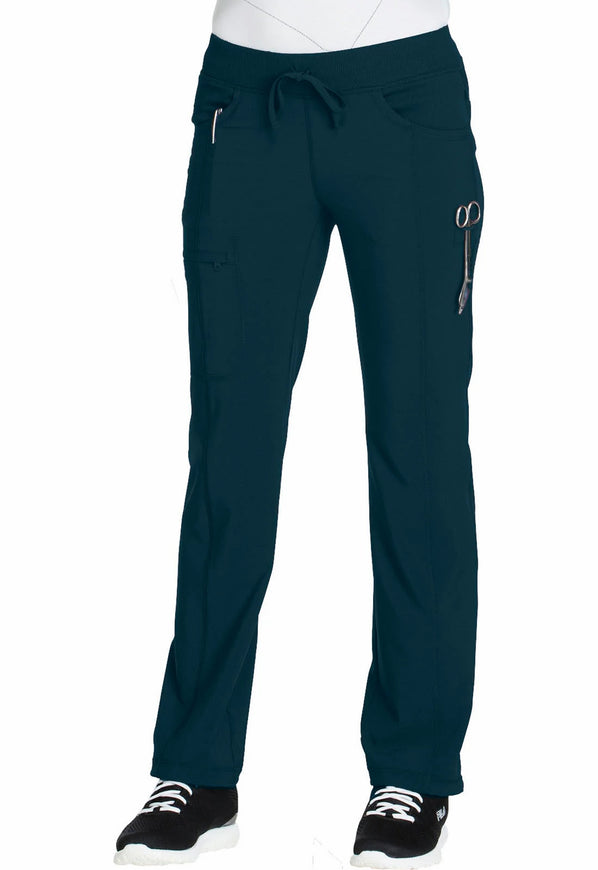 Caribbean Blue - Cherokee Infinity Drawstring Pant