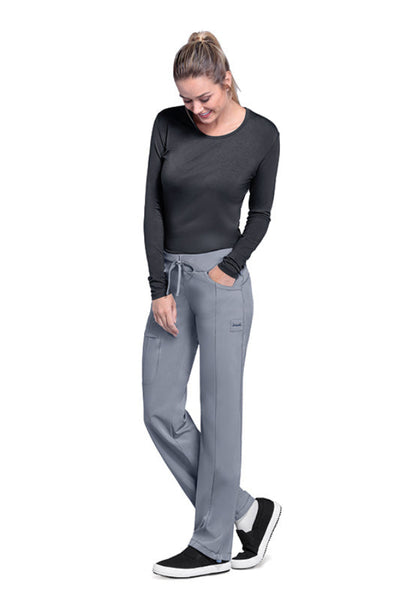 Grey - Cherokee Infinity Drawstring Pant 