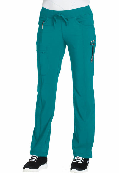 Teal Blue - Cherokee Infinity Drawstring Pant