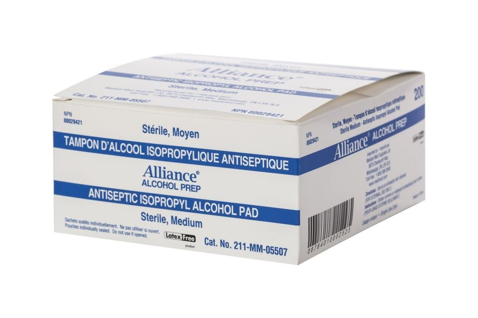 Medical Mart Alcohol Prep Pads - Avida Healthwear Inc.