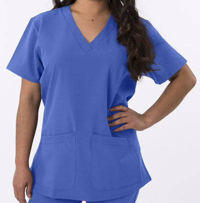 Ceil - Green Town 4Flex V-Neck Top