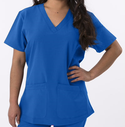 Royal - Green Town 4Flex V-Neck Top