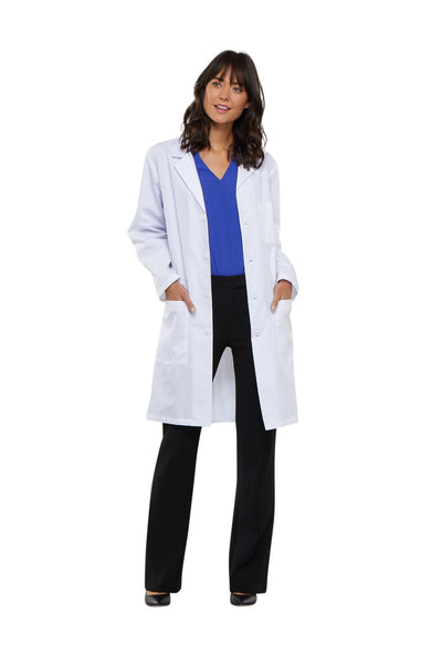 White - Cherokee Lab Coats 40" Unisex Lab Coat