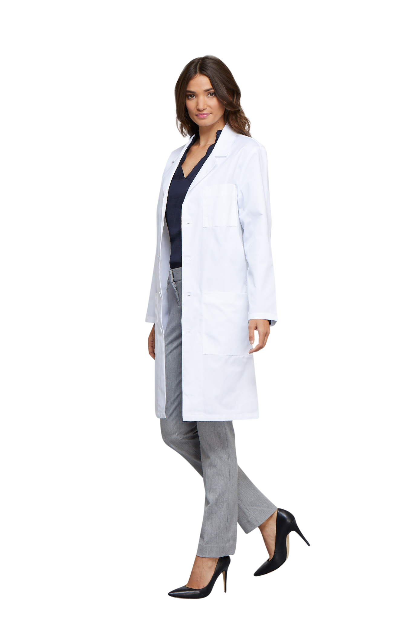 White - Cherokee Lab Coats 40" Unisex Lab Coat