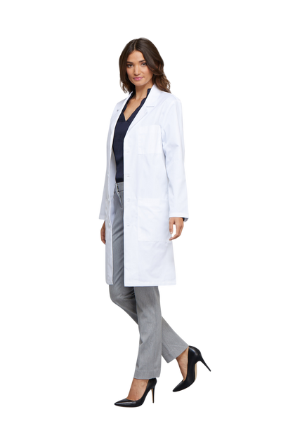White - Cherokee Lab Coats 40" Unisex Lab Coat