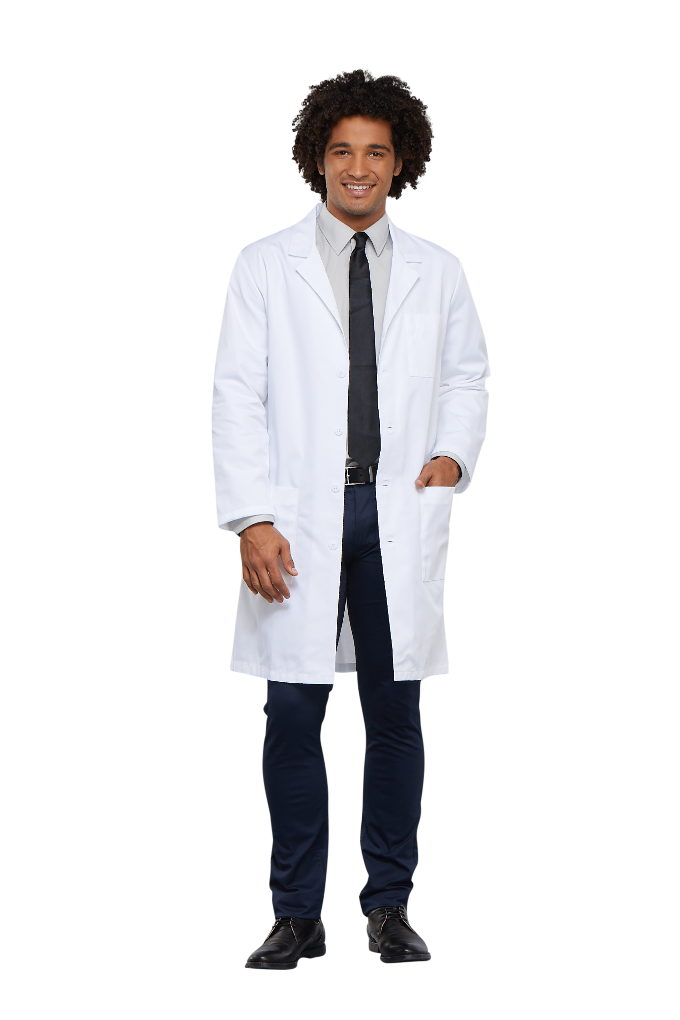 White - Cherokee Lab Coats 40" Unisex Lab Coat