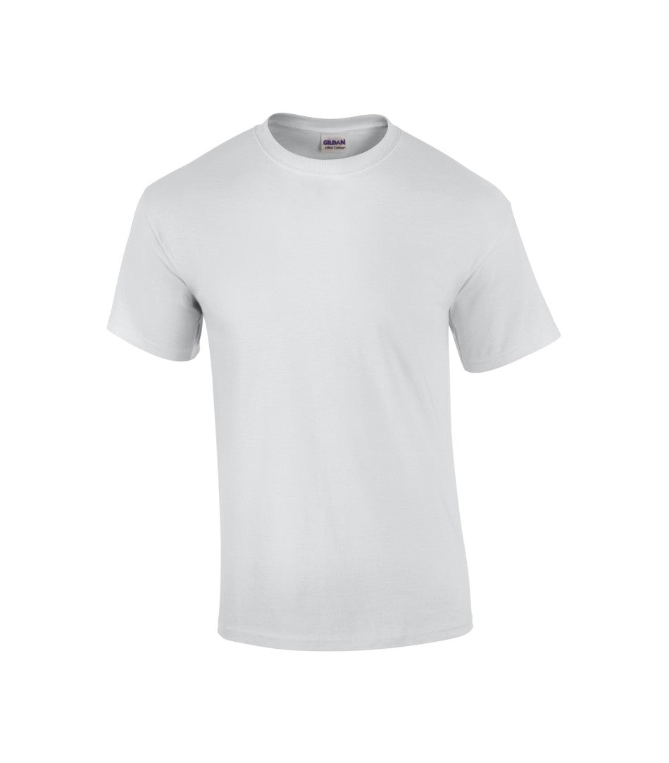 White - Gildan Cotton T-Shirt